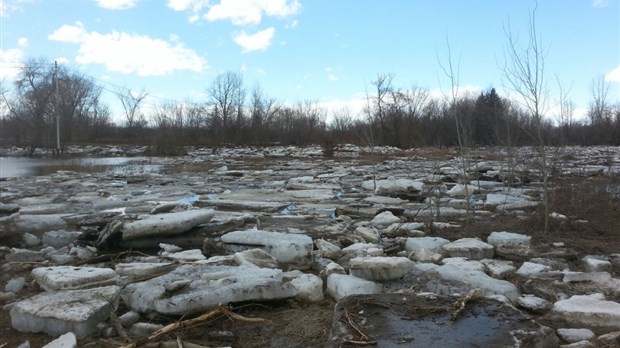 Le niveau de l'eau à la hausse